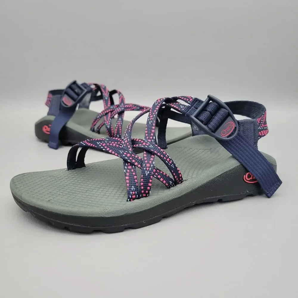 Chaco Womens Sandal Z Cloud X2 Size 7 Action Blue Multicolor Hiking Adjustable